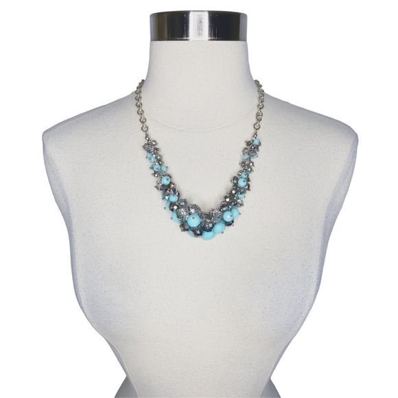 Simply Vera | Vera Wang Crystal Bead Cluster Necklace - Picture 1 of 4